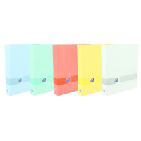 Oxford & You A4+ Carpeta de 4 Anillas D 40mm - Tamaño A4+ - Capacidad para 450 Hojas - Tapa Extradura - Lomo de 60mm - Colores Pastel Surtidos