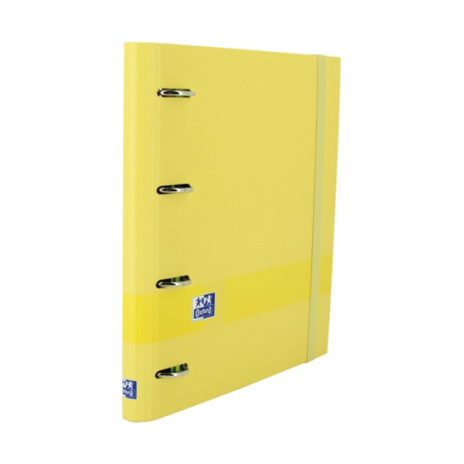 Oxford & You Europeanbinder - Tapa Extradura A4+ - Lomo 45mm - Anillas 4Dx35mm - Recambio 5x5 - Pizarra Write & Erase - Hoja de Pegatinas