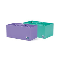 Oxford Portabolis en Cruz 2x4 - Organizador de Boligrafos - Diseño en Forma de Cruz - Capacidad para 8 Boligrafos - Ideal para Escritorio