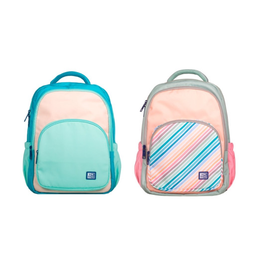 Oxford Mochila Adaptable a Trolley Colorblock - Poliester Reciclado RPET - Capacidad 22L - 2 Modelos Disponibles