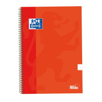 Oxford School Classic Cuaderno Espiral Tapa Extradura Write&Erase - Folio 1 Linea con Margen - 80 Hojas - Color Naranja