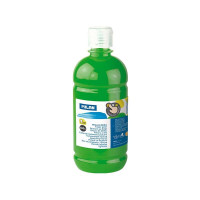 Milan Botella de Pintura para Dedos - 500ml - Facil Aplicacion - Mezclable - Color Verde