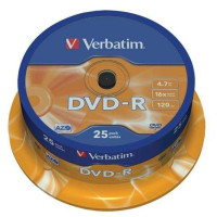 Verbatim DVD-R 16x 4.7GB (Tarrina 25 Uds)