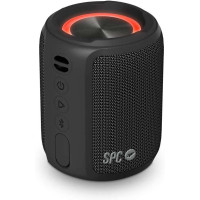 SPC Sound Powerpool Altavoz Portatil - 20 Horas de Autonomia - Tubo Compacto con Aro Luminoso - Potencia de 14W - Proteccion IPX7 - True Wireless Stereo y Manos Libres - Color Negro