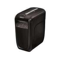 Fellowes 60Cs Destructora de Papel Manual Corte en Particulas P-4 - Destruye hasta 10 Hojas - Capacidad de la Papelera 22L - Destruye Grapas