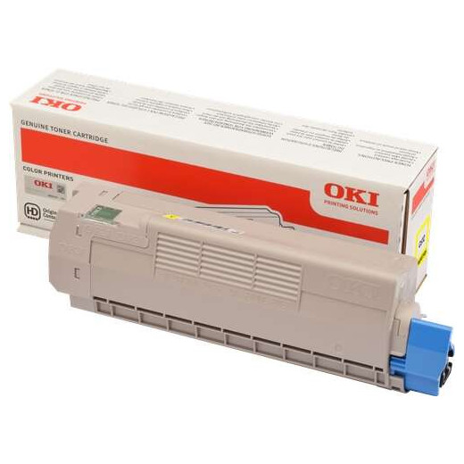 OKI C612 Amarillo Cartucho de Toner Original - 46507505