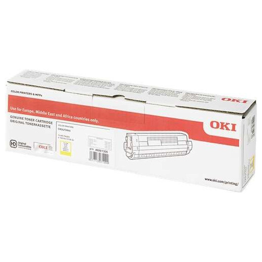 OKI C834/C844 Amarillo Cartucho de Toner Original - 46861305