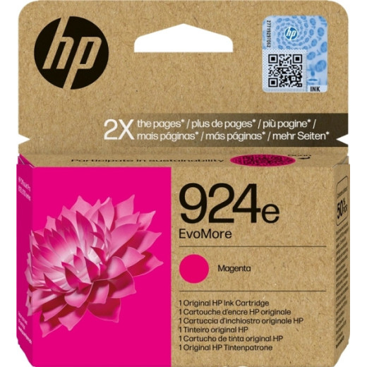 HP 924e Magenta Cartucho de Tinta Original - 4K0U8NE