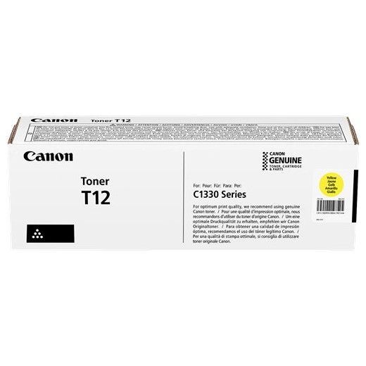 Canon T12 Amarillo Cartucho de Toner Original - 5095C006