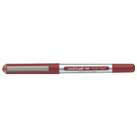Uni-ball Eye Micro UB-150 Boligrafo de Tinta Liquida - Punta de Bola 0.5mm - Tinta Resistente al Agua y Luz - Sistema de Control de Tinta - Ventana de Nivel de Tinta - Color Rojo