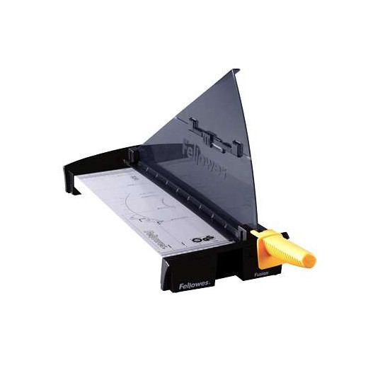 Fellowes Fusion A3 Guillotina hasta formato A3 - Capacidad hasta 10 Hojas - Longitud de Corte 460mm - Cuchilla de Acero Inoxidable - Guias de Corte y Radio para Cortes en Angulo