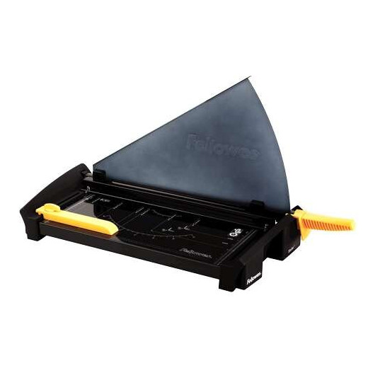 Fellowes Stellar A3 Guillotina con Capacidad de Corte de hasta 20 Hojas - Cuchilla de Acero Inoxidable - Largura de Corte de 460mm - Barra Compresora - Color Negro