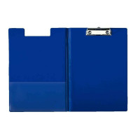 Esselte Carpeta con Pinza y Tapa de Carton Forrado con PP - Tamaño A4 - Resistente Pinza de Metal - Funda Interior Adicional - Gancho para Colgar - Ranura para Boligrafo - Color Negro