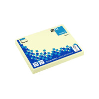 Global Notes inFO Bloc de 100 Notas Adhesivas 100 x 75mm - Certificacion FSC? - Color Amarillo