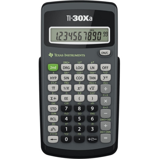 Texas Instruments TI-30XA Calculadora Cientifica Pantalla 1 Linea de 10 Digitos - Fracciones