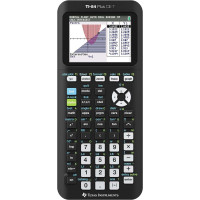 Texas-Instruments TI-84 Plus CE Calculadora Grafica - Pantalla Retroiluminada a Color - Soporta Programacion - 13 Aplicaciones Incluidas - Color Negro