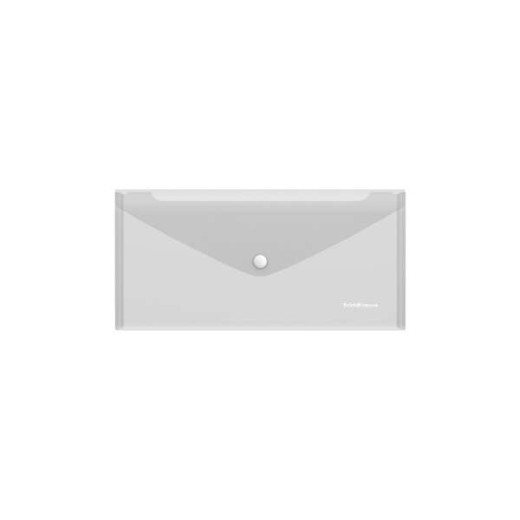 Erichkrause Fizzy Classic Travel Sobre Portadocumentos - Ideal para Documentos de Viaje - Fabricado en Plastico - Textura Rugosa - Transparente