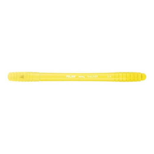 Milan Sway Fineliner Rotulador - Punta Fina 0.4mm - Ergonomico - Tinta al Agua - Color Amarillo