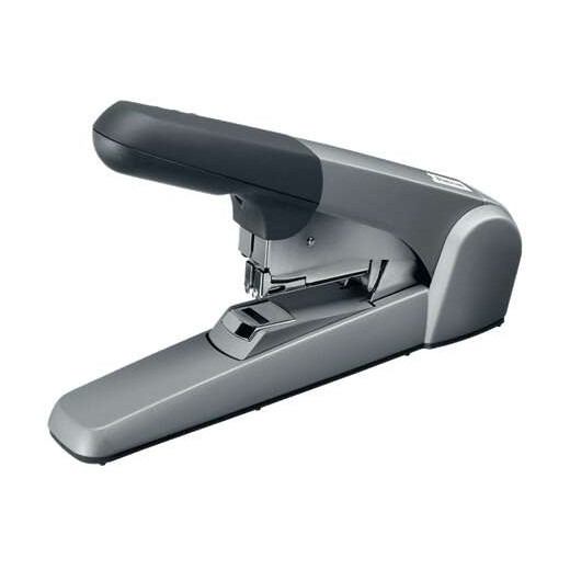 Petrus 1400 Grapadora de Gruesos - Hasta 60 Hojas - Grapado Plano - Para Grapas 25/10 - Color Gris